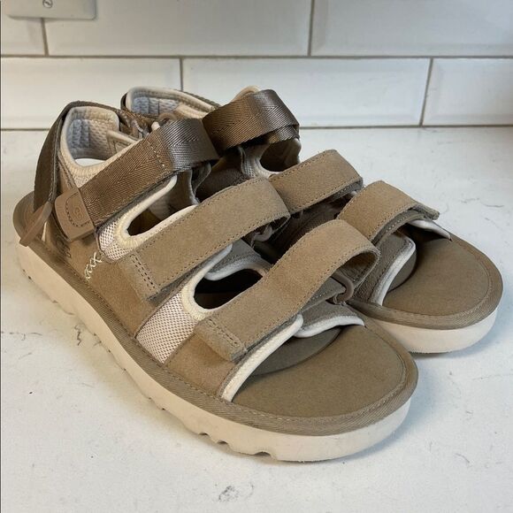 UGG Goldencoast Multis-trap Sandal \'Sand\' Tan Sandals Mens 10 1153095 main image 9